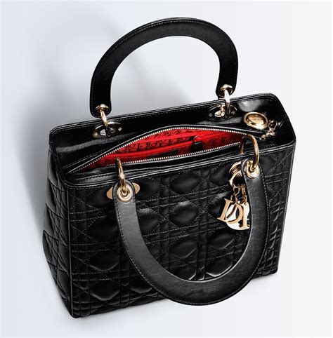 dior pouch lambskin|medium lady dior bag price.